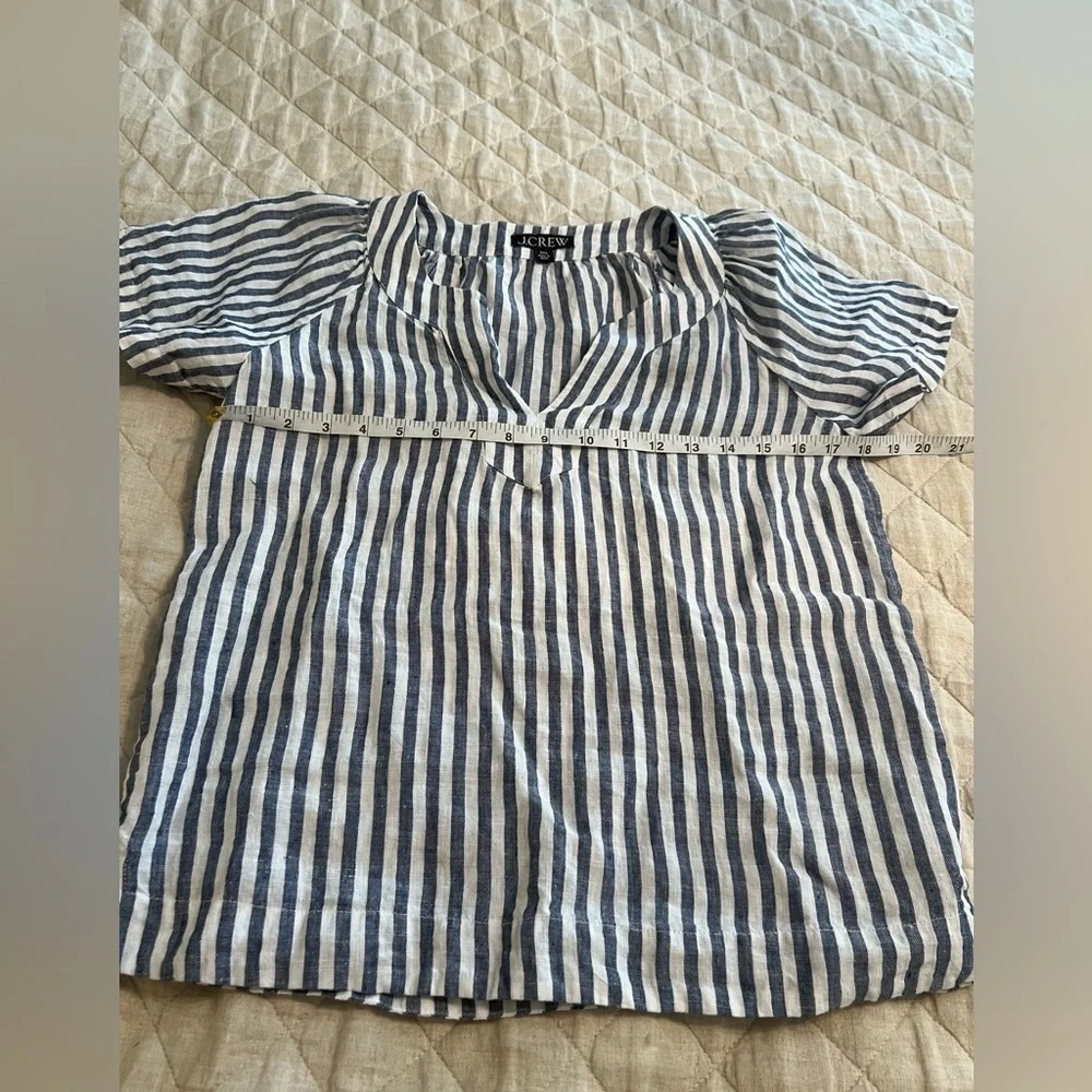 J. Crew linen top